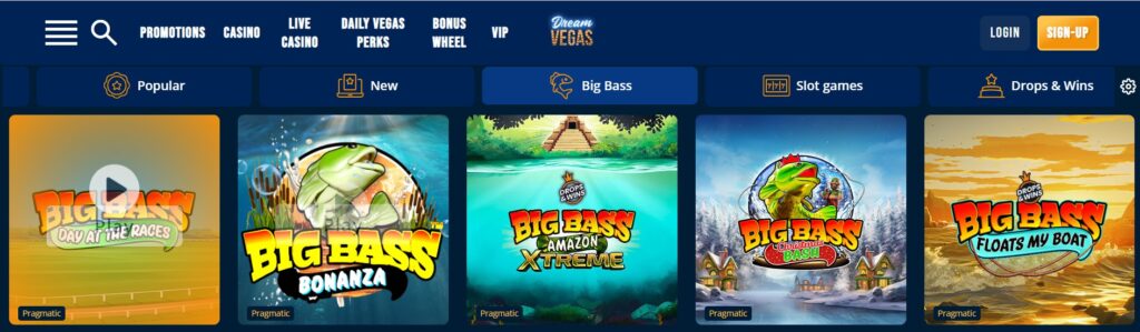 Dream Vegas Casino mobile