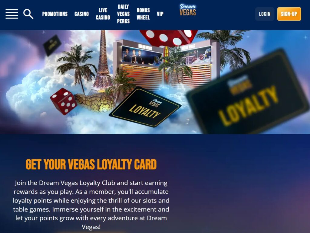 Depositi Dream Vegas